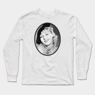 Joan Blondell: Black Beret Long Sleeve T-Shirt